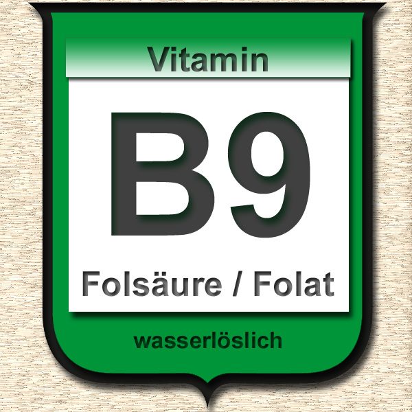 Vitamin B9 Folsaeure Flora Becherglas