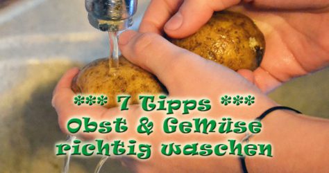 7 Tipps, um Obst und Gemüse richtig säubern