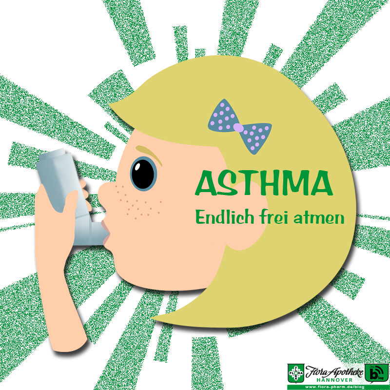 Asthma Inhalator frei atmen