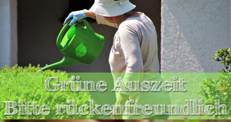 Rückenfreundliche Gartenarbeit