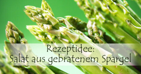 Rezept Salat aus gebratenem Spargel