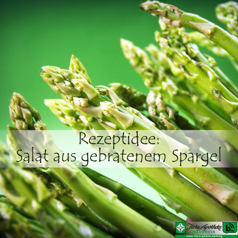 Rezept Salat aus gebratenem Spargel