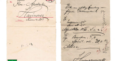 Versandhandel Apotheke Bestellung 1900 Kartenbrief