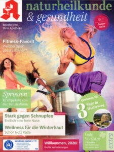 Bild vom Cover des "Naturheilkunde & Gesundheit" Heftes 01/26, aus dem der Text zu diesem Artikel stammt. Der Verlag hat uns die Nutzung freundlicherweise genehmigt.