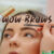 Wow-Brows. Es geht um Augenbrauen und Styling-Trends. Das Bild zeigt die Augenbrauenbehandlung einer jungen Frau